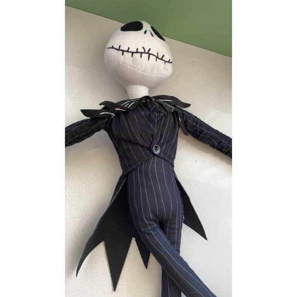 Disney Tim Burton's Nightmare Before Christmas 28" Plush Jack Skellington - Picture 4 of 6